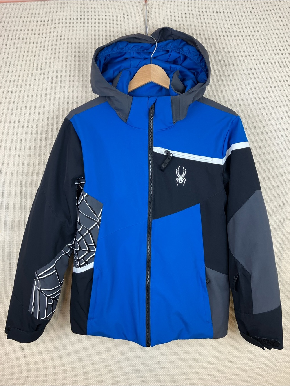 Spyder Boys Challenger Ski Jacket Blue Size 16